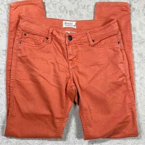 Scarlett Women's Vibrant Orange Skinny Jeans